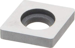 Made in USA - 3/4" Inscribed Circle, Diamond (Shape) Shim for Indexables - Carbide, 3/16" Thick, SM Shim Style, Negative Rake - Apex Tool & Supply