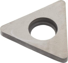 Made in USA - 5/8" Inscribed Circle, Triangle Shim for Indexables - Carbide, 1/8" Thick, STN Shim Style, Negative Rake - Apex Tool & Supply
