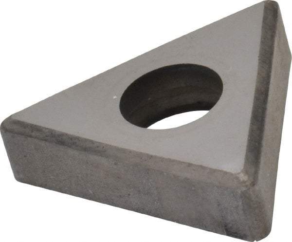 Made in USA - 1/2" Inscribed Circle, Triangle Shim for Indexables - Carbide, 3/16" Thick, TSN Shim Style, Negative Rake, Left Hand, Right Hand Cut - Apex Tool & Supply