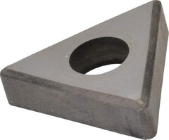 Made in USA - 1/2" Inscribed Circle, Triangle Shim for Indexables - Carbide, 3/16" Thick, TSN Shim Style, Negative Rake, Left Hand, Right Hand Cut - Apex Tool & Supply