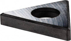 Made in USA - 3/4" Inscribed Circle, Triangle Shim for Indexables - Carbide, 3/16" Thick, TSN Shim Style, Negative Rake - Apex Tool & Supply