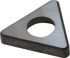 Made in USA - 3/4" Inscribed Circle, Triangle Shim for Indexables - Carbide, 3/16" Thick, TSN Shim Style, Negative Rake, Left Hand, Right Hand Cut - Apex Tool & Supply