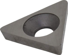 Made in USA - 1/2" Inscribed Circle, Triangle Shim for Indexables - Carbide, 1/8" Thick, SM Shim Style, Positive Rake - Apex Tool & Supply