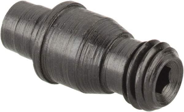 Made in USA - KL-46, 1/2" Inscribed Circle, 3/32" Hex Socket, 1/4-28 Thread, Negative Lock Pin for Indexable Turning Tools - 0.67" OAL - Apex Tool & Supply