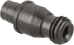 Made in USA - KL-46, 1/2" Inscribed Circle, 3/32" Hex Socket, 1/4-28 Thread, Negative Lock Pin for Indexable Turning Tools - 0.67" OAL - Apex Tool & Supply