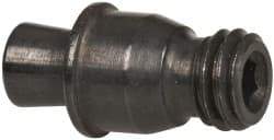Made in USA - PL-34, 3/8" Inscribed Circle, 5/64" Hex Socket, #10-32 Thread, Positive Lock Pin for Indexable Turning Tools - 0.45" OAL - Apex Tool & Supply
