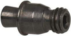 Made in USA - PL-34, 3/8" Inscribed Circle, 5/64" Hex Socket, #10-32 Thread, Positive Lock Pin for Indexable Turning Tools - 0.45" OAL - Apex Tool & Supply