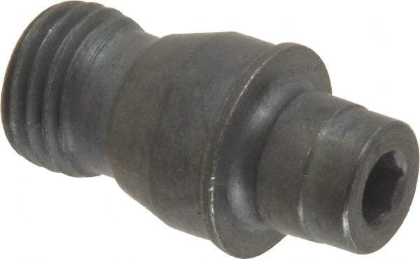 Made in USA - PL-68, 3/4" Inscribed Circle, 9/64" Hex Socket, 3/8-24 Thread, Positive Lock Pin for Indexable Turning Tools - 0.86" OAL - Apex Tool & Supply