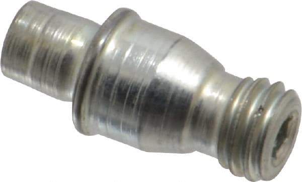 Made in USA - NLC-46, 1/2" Inscribed Circle, 3/32" Hex Socket, M6.3x1 Thread, Negative Lock Pin for Indexable Turning Tools - Apex Tool & Supply