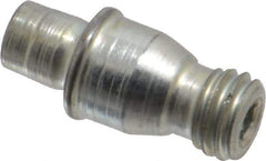 Made in USA - NLC-46, 1/2" Inscribed Circle, 3/32" Hex Socket, M6.3x1 Thread, Negative Lock Pin for Indexable Turning Tools - Apex Tool & Supply