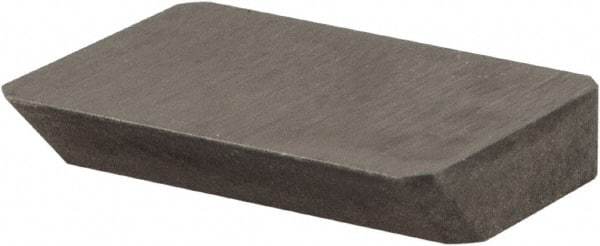 Made in USA - 1/2" Inscribed Circle, Square, CBS Chipbreaker for Indexables - 0.094" Thick, 0.157" Effective Width, Carbide - Apex Tool & Supply