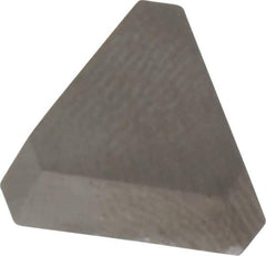 Made in USA - 3/8" Inscribed Circle, Triangle, CBT Chipbreaker for Indexables - 0.094" Thick, 0.081" Effective Width, Carbide - Apex Tool & Supply