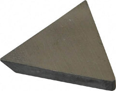 Made in USA - 1/2" Inscribed Circle, Triangle, CBT Chipbreaker for Indexables - 0.094" Thick, 0.054" Effective Width, Carbide - Apex Tool & Supply