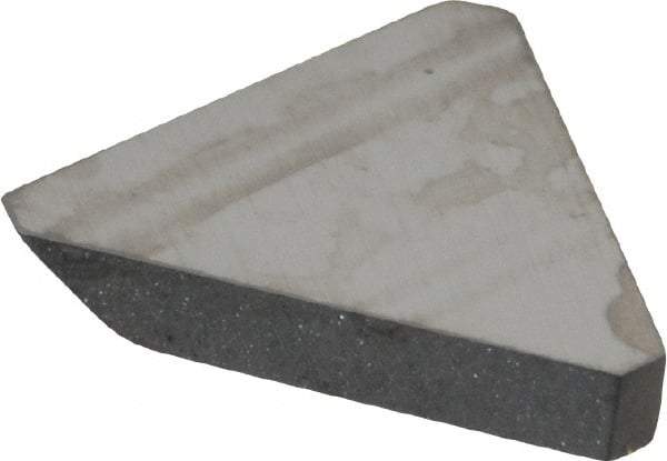 Made in USA - 1/2" Inscribed Circle, Triangle, CBT Chipbreaker for Indexables - 0.094" Thick, 0.156" Effective Width, Carbide - Apex Tool & Supply