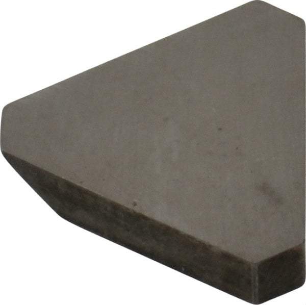 Made in USA - 3/8" Inscribed Circle, Triangle, T Chipbreaker for Indexables - Left Hand, Right Hand Cut, 0.094" Thick, 0.071" Effective Width, Carbide - Apex Tool & Supply