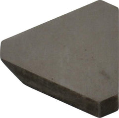 Made in USA - 3/8" Inscribed Circle, Triangle, T Chipbreaker for Indexables - Left Hand, Right Hand Cut, 0.094" Thick, 0.071" Effective Width, Carbide - Apex Tool & Supply