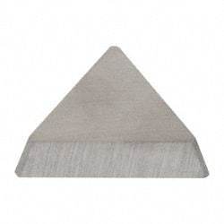Made in USA - 1/2" Inscribed Circle, Triangle, T Chipbreaker for Indexables - Left Hand, Right Hand Cut, 0.094" Thick, 0.131" Effective Width, Carbide - Apex Tool & Supply