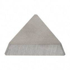 Made in USA - 1/2" Inscribed Circle, Triangle, T Chipbreaker for Indexables - Left Hand, Right Hand Cut, 0.094" Thick, 0.131" Effective Width, Carbide - Apex Tool & Supply