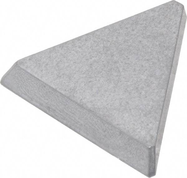 Made in USA - 5/8" Inscribed Circle, Triangle, T Chipbreaker for Indexables - Left Hand, Right Hand Cut, 0.094" Thick, 0.141" Effective Width, Carbide - Apex Tool & Supply