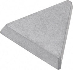 Made in USA - 5/8" Inscribed Circle, Triangle, T Chipbreaker for Indexables - Left Hand, Right Hand Cut, 0.094" Thick, 0.141" Effective Width, Carbide - Apex Tool & Supply