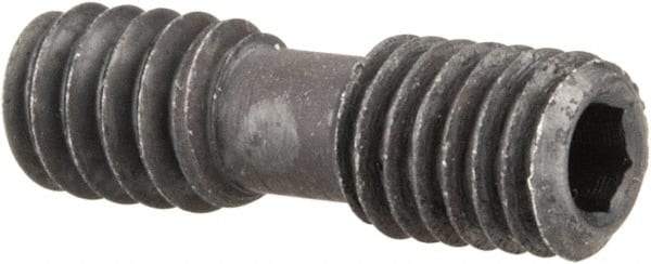 Made in USA - Hex Socket Differential Screw for Indexables - #10-24 (Right Hand) & #10-32 (Left Hand) Thread, Industry Std DLS-6, For Use with Clamps - Apex Tool & Supply