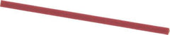Value Collection - Triangle, Synthetic Ruby, Midget Finishing Stick - 50mm Long x 2mm Wide, Fine Grade - Apex Tool & Supply