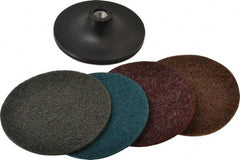 3M - 5 Piece, 4-1/2" Disc Diam, Abrasive Disc Kit - Nonwoven - Apex Tool & Supply
