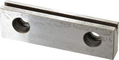 Kurt - 3 Piece Vise Jaw Plate - Steel, 3.969" Long, 0.547" Wide, 1.235" High - Apex Tool & Supply