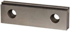 Kurt - 1 Piece Vise Jaw Plate - Steel, 5.969" Long, 0.735" Wide, 1.88" High - Apex Tool & Supply