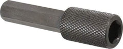 Kurt - 1 Piece Vise Hex Extension - Steel, 3/4" Hex, 5" Long, 1-1/4" Wide, 6" Handle - Apex Tool & Supply