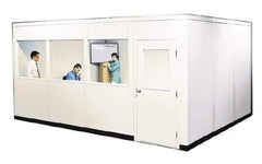 Portafab - 12' Long x 8" Wide, Fire & Sound Panel Temporary Structure - 4 Walls - Apex Tool & Supply