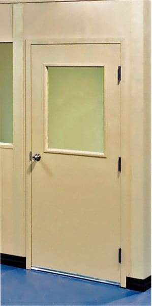 Portafab - Temporary Structure Extra Half Glass Door - Glass, for Temporary Structures - Apex Tool & Supply