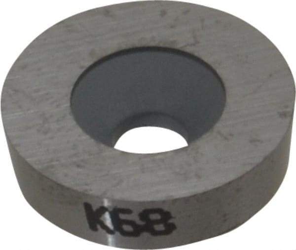 Kennametal - RD452 P Grade K68 Carbide Turning Insert - Uncoated, Round, 1/2" Inscr Circle, 17/64 Thick - Apex Tool & Supply
