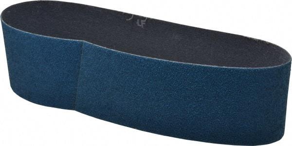 Norton - 3" Wide x 24" OAL, 50 Grit, Zirconia Alumina Abrasive Belt - Zirconia Alumina, Coarse, Coated, Y Weighted Cloth Backing, Series 3X - Apex Tool & Supply