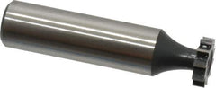 Interstate - 1/2" Diam x 1/8" Face Width, Cobalt, 10 Teeth, Shank Connection Woodruff Keyseat Cutter - Uncoated, 2-1/8" OAL x 1/2" Shank, Straight Teeth, ANSI 404, Old Standard 3 - Apex Tool & Supply