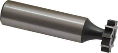 Interstate - 5/8" Diam x 5/32" Face Width, Cobalt, 8 Teeth, Shank Connection Woodruff Keyseat Cutter - Uncoated, 2-5/32" OAL x 1/2" Shank, Straight Teeth, ANSI 505, Old Standard 6 - Apex Tool & Supply