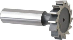 Interstate - 1-1/4" Diam x 1/4" Face Width, Cobalt, 14 Teeth, Shank Connection Woodruff Keyseat Cutter - Uncoated, 2-1/4" OAL x 1/2" Shank, Straight Teeth, ANSI 810, Old Standard 21 - Apex Tool & Supply