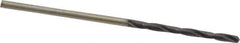 Chicago-Latrobe - 1/16" 135° High Speed Steel Jobber Drill - TiAlN Finish, Right Hand Cut, Spiral Flute, Straight Shank, 1-7/8" OAL, Split Point - Apex Tool & Supply