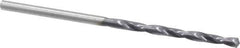 Chicago-Latrobe - 3/32" 135° High Speed Steel Jobber Drill - TiAlN Finish, Right Hand Cut, Spiral Flute, Straight Shank, 2-1/4" OAL, Split Point - Apex Tool & Supply