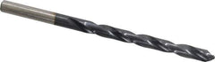 Chicago-Latrobe - 7/32" 135° High Speed Steel Jobber Drill - TiAlN Finish, Right Hand Cut, Spiral Flute, Straight Shank, 3-3/4" OAL, Split Point - Apex Tool & Supply