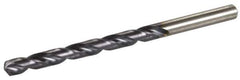 Chicago-Latrobe - Letter C 135° High Speed Steel Jobber Drill - TiAlN Finish, Right Hand Cut, Spiral Flute, Straight Shank, 4" OAL, Split Point - Apex Tool & Supply