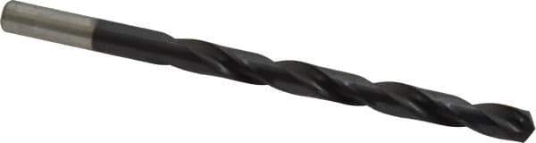 Chicago-Latrobe - Letter E (1/4) 135° High Speed Steel Jobber Drill - TiAlN Finish, Right Hand Cut, Spiral Flute, Straight Shank, 4" OAL, Split Point - Apex Tool & Supply