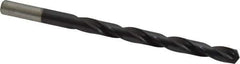 Chicago-Latrobe - Letter E (1/4) 135° High Speed Steel Jobber Drill - TiAlN Finish, Right Hand Cut, Spiral Flute, Straight Shank, 4" OAL, Split Point - Apex Tool & Supply