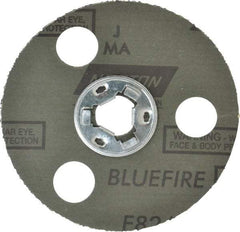 Norton - 5" Diam 24 Grit Fiber Disc - Very Coarse Grade, Zirconia Alumina, 13,000 Max RPM, Series F826 - Apex Tool & Supply
