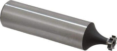 Interstate - 1/4" Diam x 1/16" Face Width, Cobalt, 6 Teeth, Shank Connection Woodruff Keyseat Cutter - Uncoated, 2-1/16" OAL x 1/2" Shank, Straight Teeth, ANSI 202, Old Standard 201 - Apex Tool & Supply