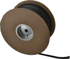 Techflex - Black Braided Expandable Cable Sleeve - 500' Coil Length, -103 to 257°F - Apex Tool & Supply