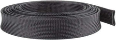 Techflex - Black Braided Expandable Cable Sleeve - 10' Coil Length, -103 to 257°F - Apex Tool & Supply