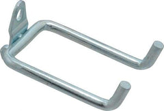 Triton - 3/16" Diam, 2-13/16" Long Double Arm Pegboard Hook - 3-3/8" Projection, 80° Bend, 3/4" Bend Length, Steel - Apex Tool & Supply