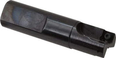 Cutting Tool Technologies - 3/4" Cut Diam, 0.28" Max Depth of Cut, 3/4" Shank Diam, 3.03" OAL, Indexable Square Shoulder End Mill - SPEH 2.522 Inserts, Weldon Shank, 90° Lead Angle - Apex Tool & Supply