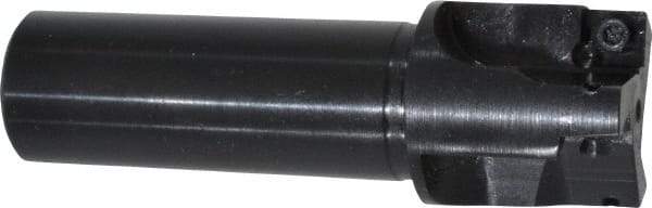 Cutting Tool Technologies - 1" Cut Diam, 0.28" Max Depth of Cut, 3/4" Shank Diam, 3.03" OAL, Indexable Square Shoulder End Mill - SPEH 2.522 Inserts, Weldon Shank, 90° Lead Angle - Apex Tool & Supply